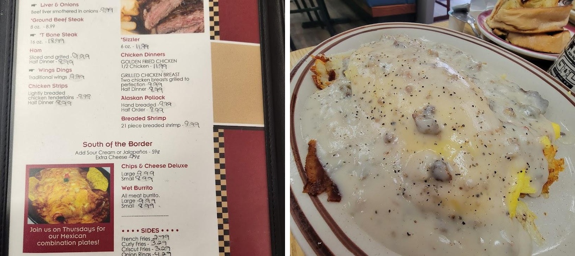 Bluewater Cafe Menu