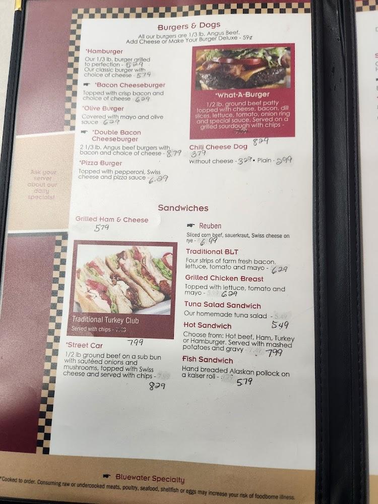 Bluewater Cafe Menu image 2