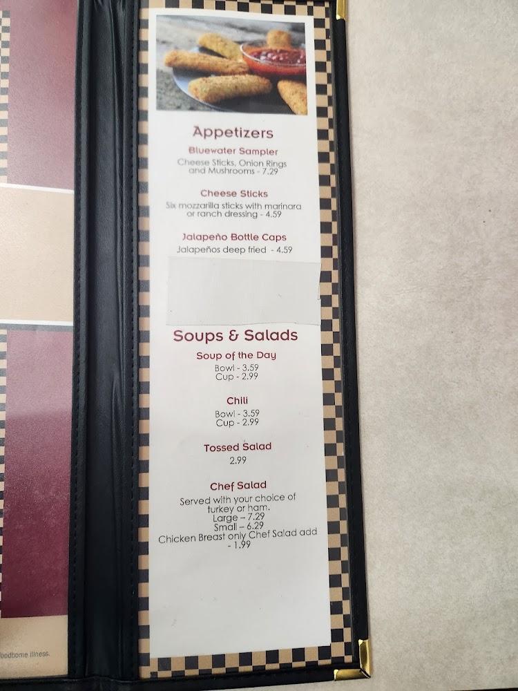 Bluewater Cafe Menu image 3